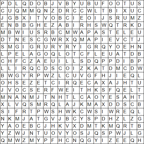 arts-and-crafts-word-search