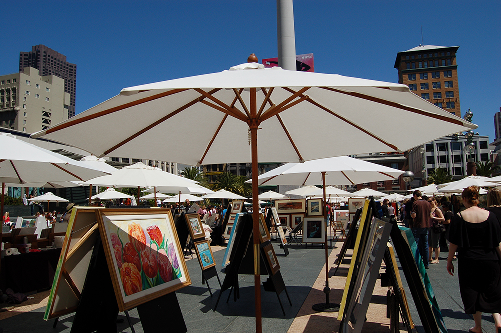 Veracity's vendor insurance protects artists & craft vendors at events such as this one in San Francisco